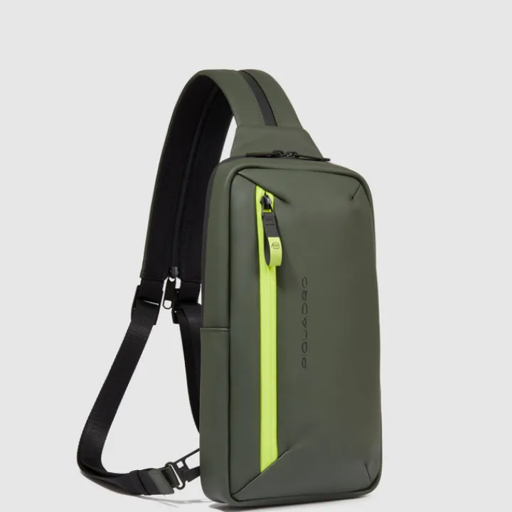 Sling Bags>Piquadro C2OW Mono Slingbag green