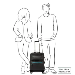 Transavia Trolleys|Ryanair Trolleys>Piquadro C2OW Slim Cabin Spinner 55 verde