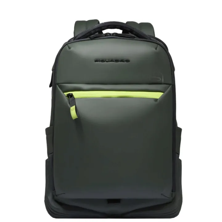 13 Inch Laptoptassen>Piquadro C2OW Underseater Laptop Backpack verde
