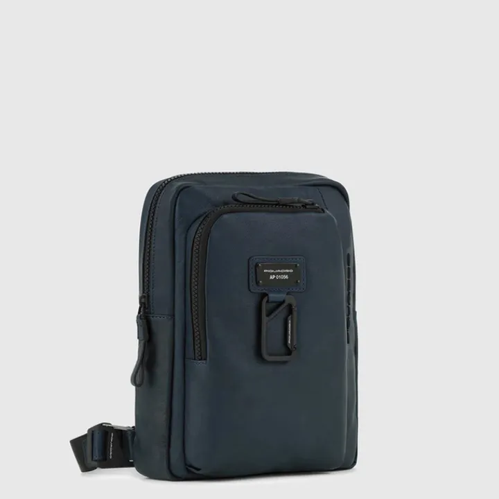 Crossbody|Herentassen>Piquadro Harper iPad Crossbody Bag blue
