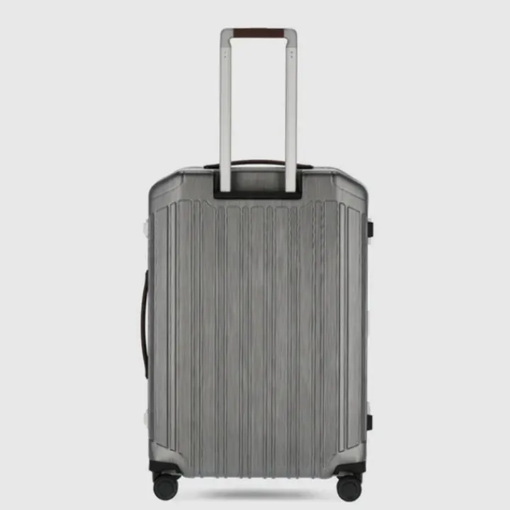 Harde Koffers|Reiskoffers>Piquadro PQ Light Frame Spinner M grey