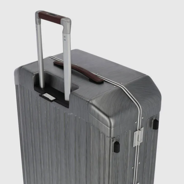 Harde Koffers|Reiskoffers>Piquadro PQ Light Frame Spinner M grey
