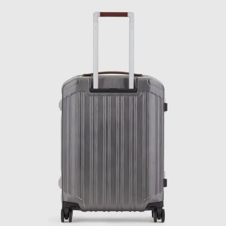 Transavia Trolleys|Ryanair Trolleys>Piquadro PQ Light Frame Ultra Slim Spinner 55 grey