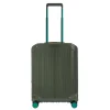 Transavia Trolleys|Ryanair Trolleys>Piquadro PQ-Light Cabin Trolley 55 BV4425PQLS3 green