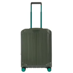 Transavia Trolleys|Ryanair Trolleys>Piquadro PQ-Light Cabin Trolley 55 BV4425PQLS3 green