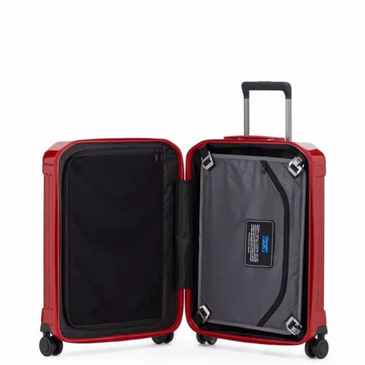 Ryanair Trolleys|Handbagage Trolleys>Piquadro PQ-Light Cabin Trolley 55 red