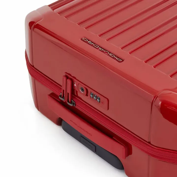 Ryanair Trolleys|Handbagage Trolleys>Piquadro PQ-Light Cabin Trolley 55 red