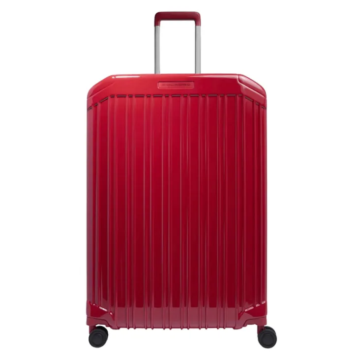 Harde Koffers|Reiskoffers>Piquadro PQ-Light Large Trolley red