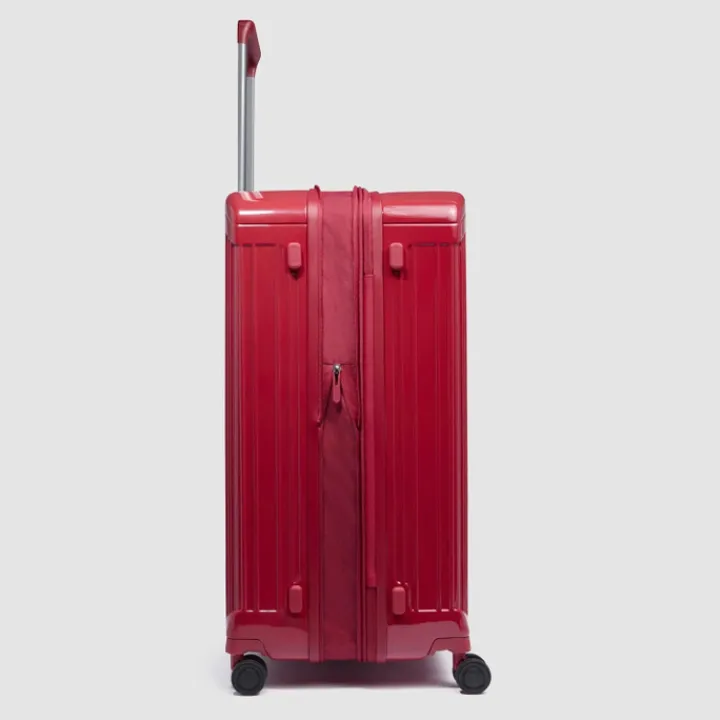 Harde Koffers|Reiskoffers>Piquadro PQ-Light Large Trolley red