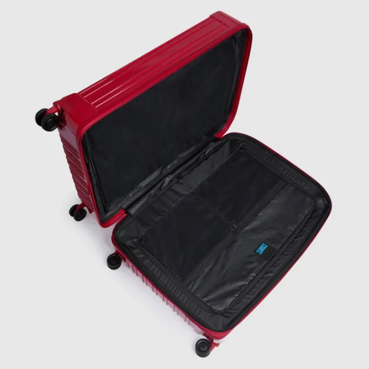 Harde Koffers|Reiskoffers>Piquadro PQ-Light Large Trolley red