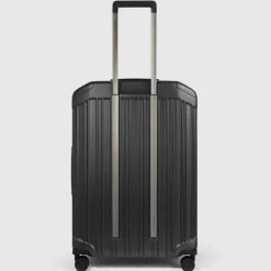 Lichtgewicht Koffers|Harde Koffers>Piquadro PQ-Light Medium Trolley matt black