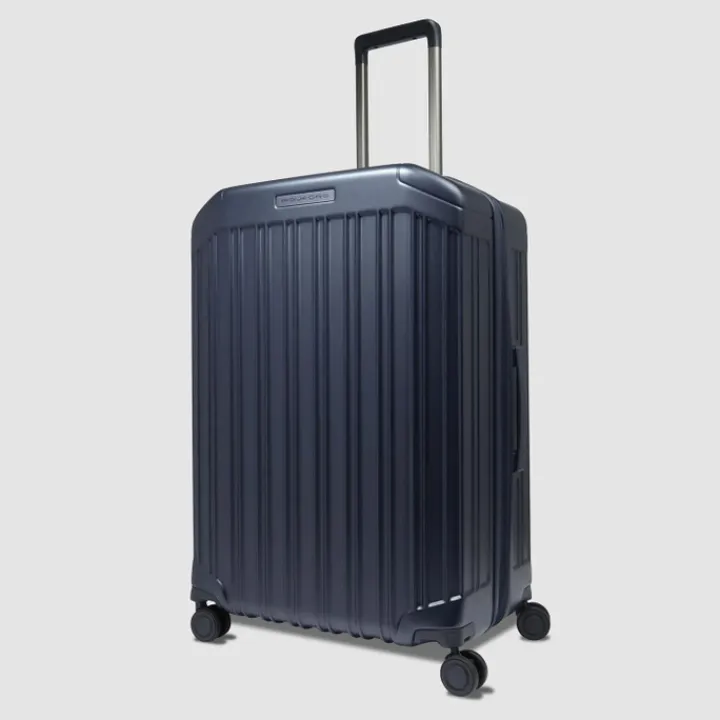 Lichtgewicht Koffers|Harde Koffers>Piquadro PQ-Light Medium Trolley cobalt blue