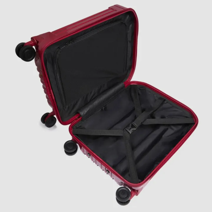 Transavia Trolleys|Handbagage Trolleys>Piquadro PQ-Light Underseater red