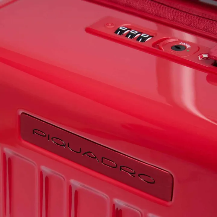 Transavia Trolleys|Handbagage Trolleys>Piquadro PQ-Light Underseater red