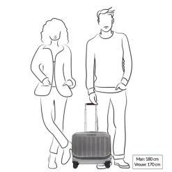 Handbagage Trolleys|Laptop Trolleys>Piquadro PQLM Laptop Trolley 15.6" anthracite