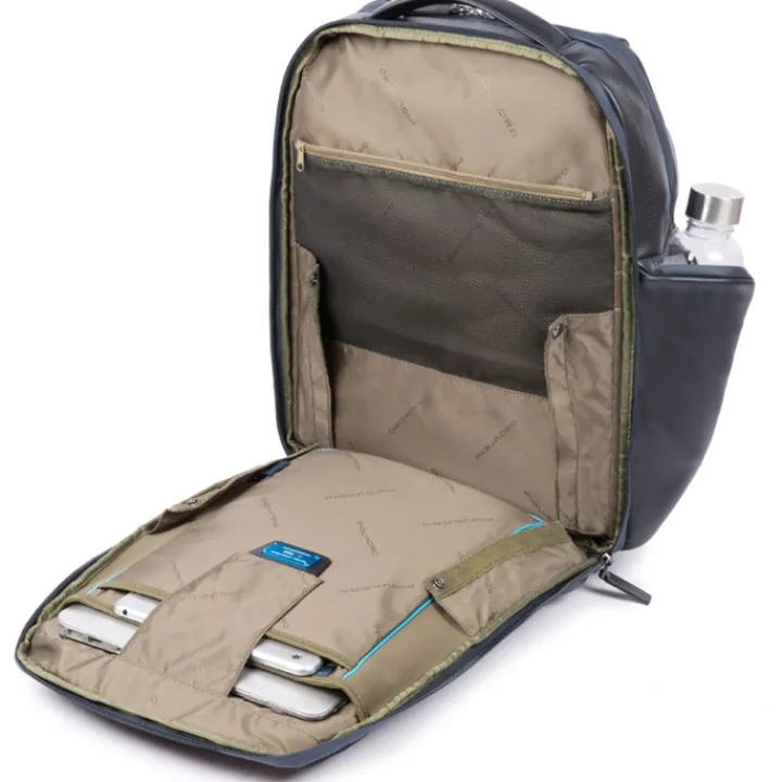 15.6 Inch Laptoptassen|Laptop Rugzakken>Piquadro Urban Fast-check PC Backpack with iPad Compartment black