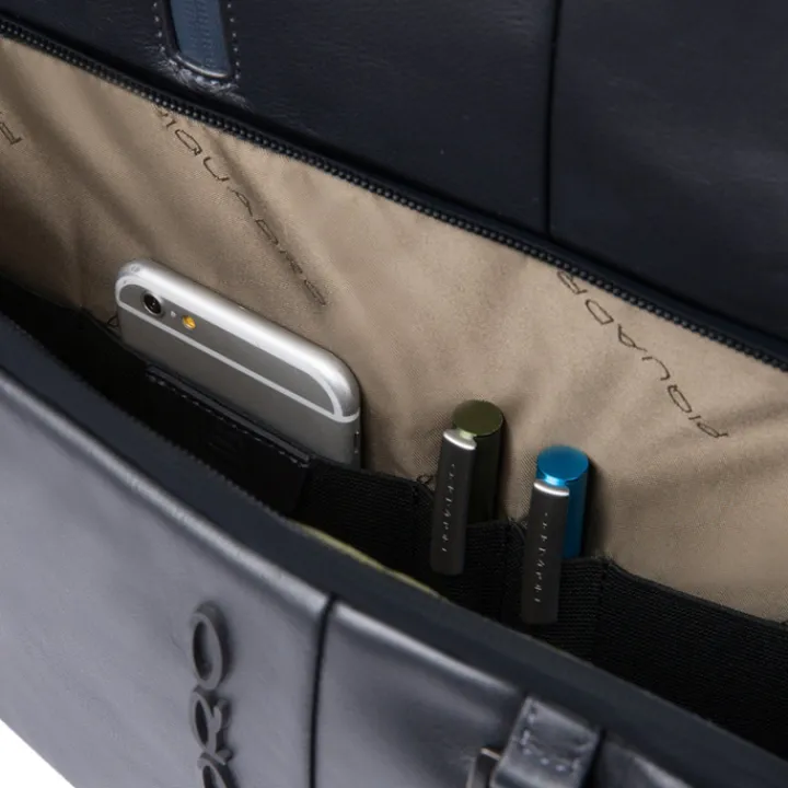 15.6 Inch Laptoptassen|Laptop Rugzakken>Piquadro Urban Fast-check PC Backpack with iPad Compartment black