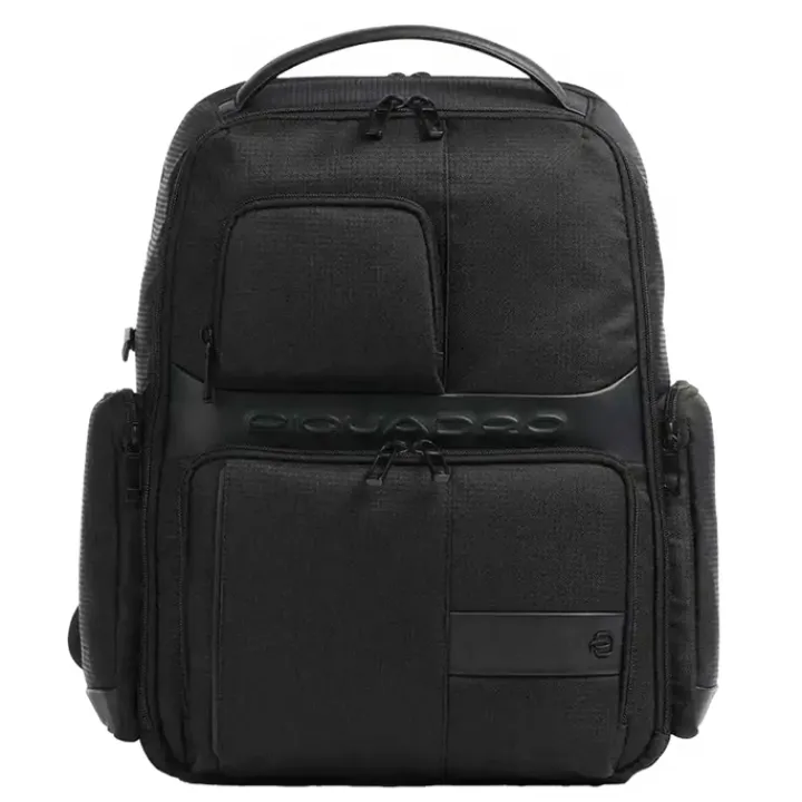 15.6 Inch Laptoptassen|Laptop Rugzakken>Piquadro Zaino Laptop Backpack 15.6 black
