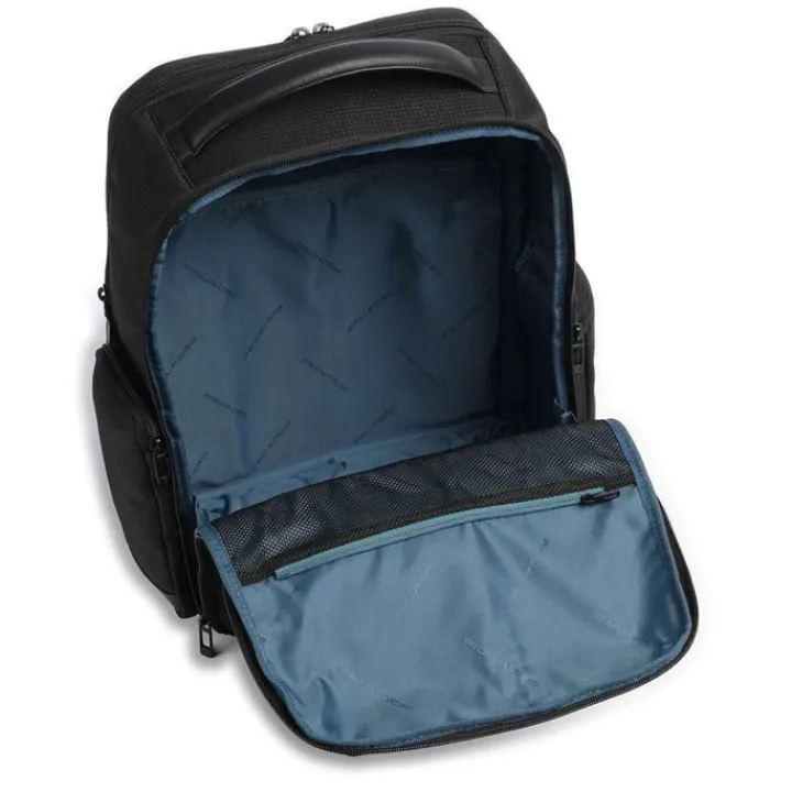 15.6 Inch Laptoptassen|Laptop Rugzakken>Piquadro Zaino Laptop Backpack 15.6 black