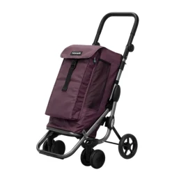 Boodschappen Trolleys|Reistrolleys>Playmarket Go Up Premium Boodschappentrolley paars