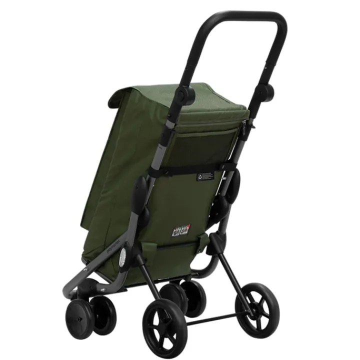 Boodschappen Trolleys|Reistrolleys>Playmarket Go Up Premium Boodschappentrolley groen