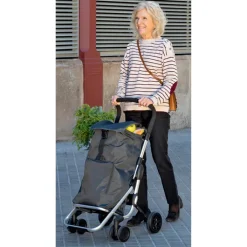 Boodschappen Trolleys|Reistrolleys>Playmarket Playcare Boodschappentrolley navy