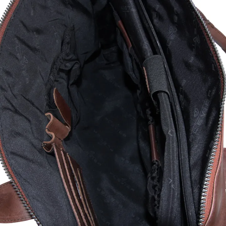 17.3 Inch Laptoptassen|Laptop Schoudertassen>Plevier Copal Damestas 1 Vak 17.3'' bruin