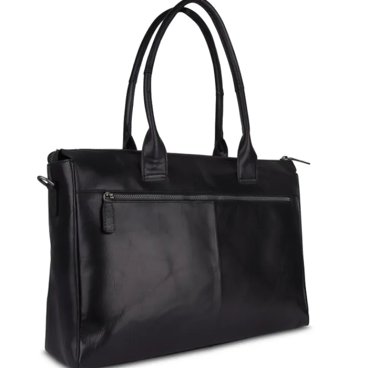 17.3 Inch Laptoptassen|Laptop Schoudertassen>Plevier Copal Damestas 1 Vak 17.3'' zwart