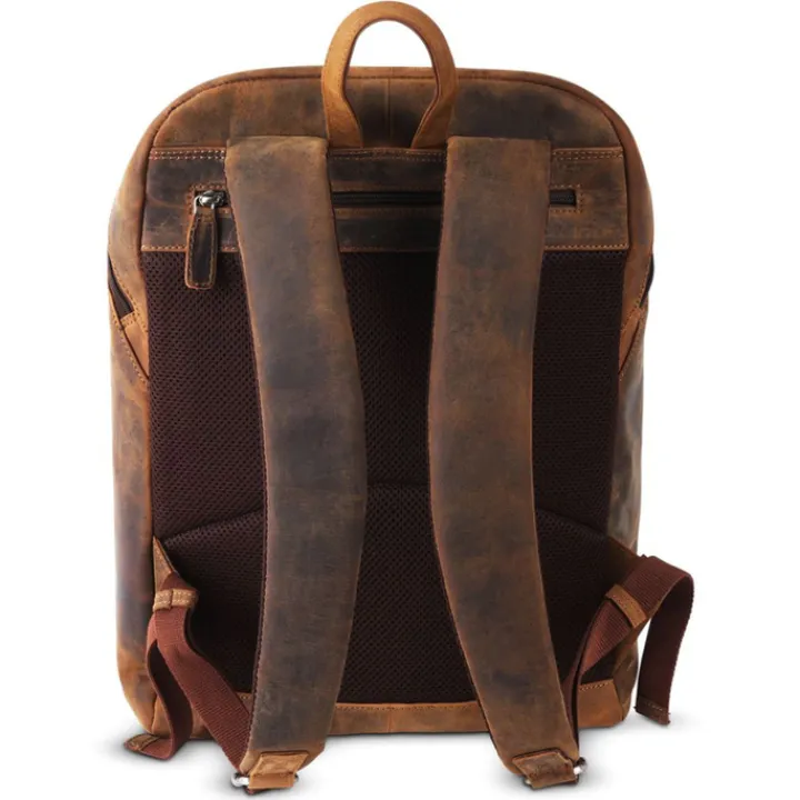 Kleine Rugzakken|15.6 Inch Laptoptassen>Plevier Hertz Laptop Rugzak 15.6" bruin