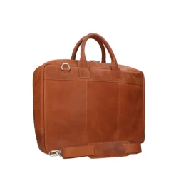 Aktetassen|Herentassen>Plevier Kentron Laptopbag 17.3" cognac