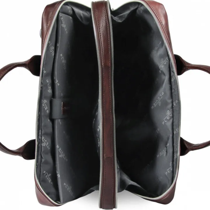 Herentassen|15.6 Inch Laptoptassen>Plevier Larry Laptopbag 15.6" brown