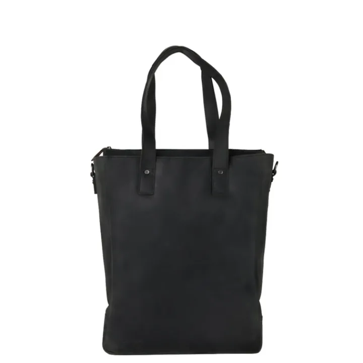 Herentassen|15.6 Inch Laptoptassen>Plevier Retro Jackson Shopper 15.6" zwart