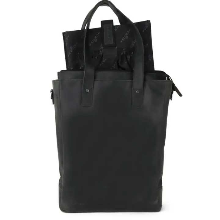Herentassen|15.6 Inch Laptoptassen>Plevier Retro Jackson Shopper 15.6" zwart