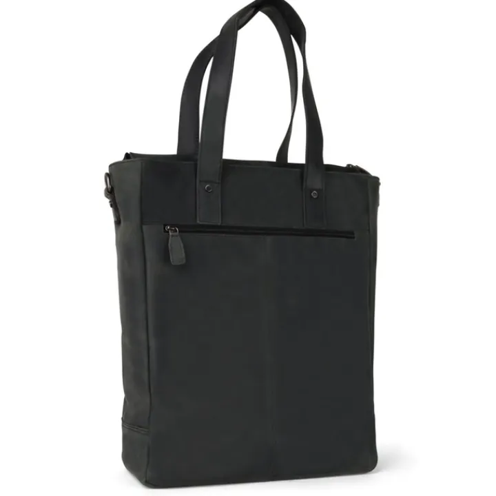 Herentassen|15.6 Inch Laptoptassen>Plevier Retro Jackson Shopper 15.6" zwart