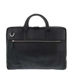 Herentassen|15.6 Inch Laptoptassen>Plevier Vintage London Laptoptas 2 vaks 15.6" black