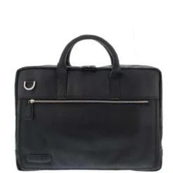 Herentassen|15.6 Inch Laptoptassen>Plevier Vintage London Laptoptas 2 vaks 15.6" black