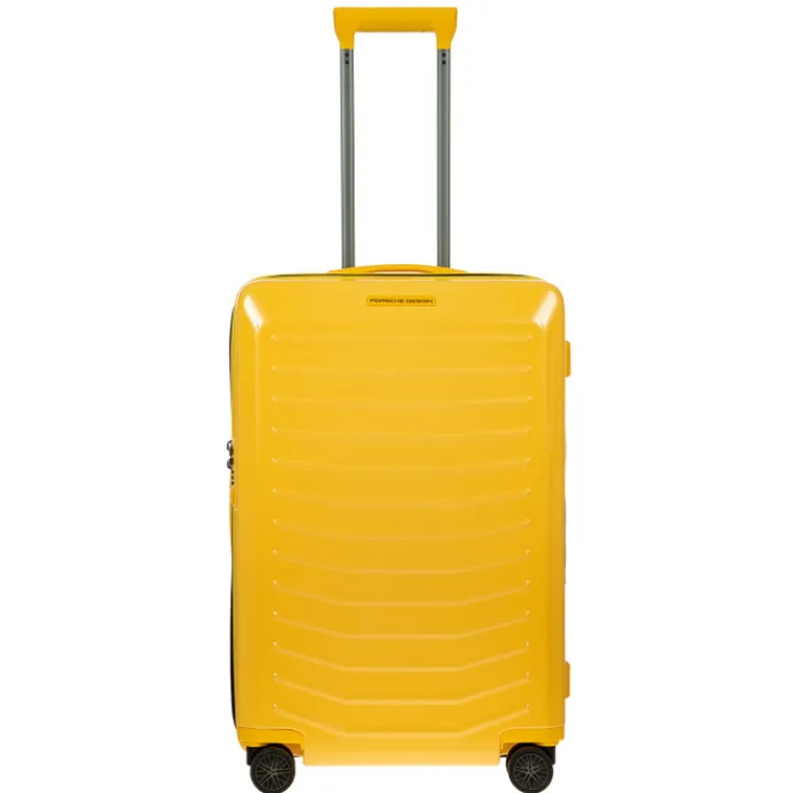 Harde Koffers|Reiskoffers>Porsche Design Roadster Hardcase 4W Trolley M shiny racing yellow