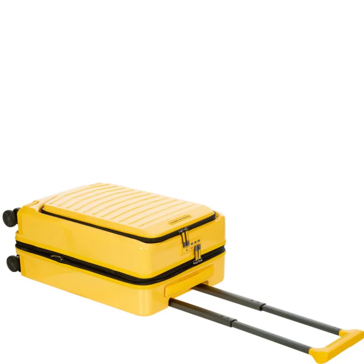 Transavia Trolleys|Handbagage Trolleys>Porsche Design Roadster Hardcase 4W Trolley S Business shiny racing yellow