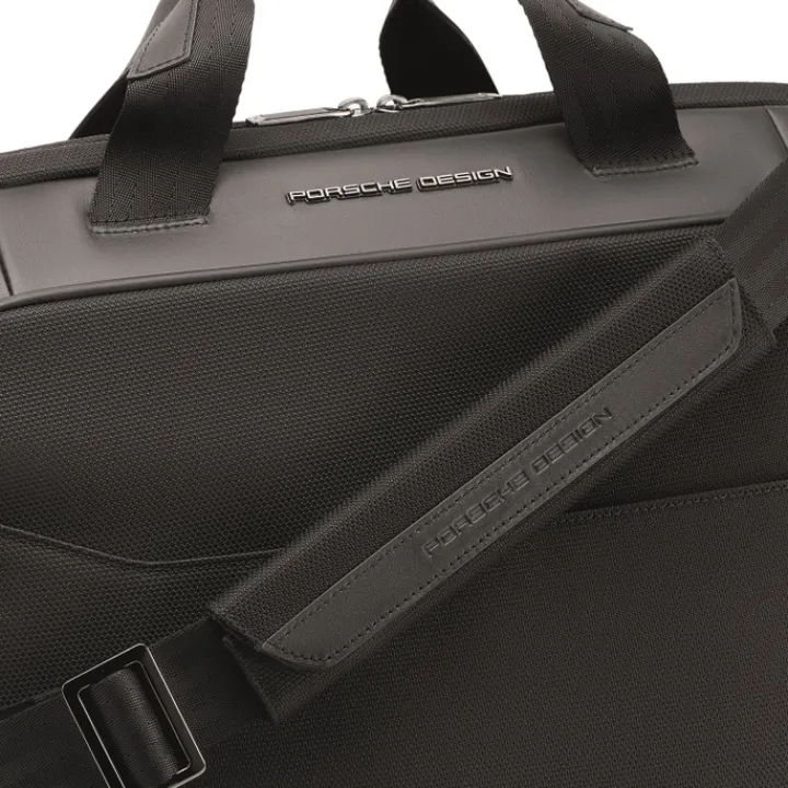 Herentassen|17 Inch Laptoptassen>Porsche Design Roadster Nylon Briefcase M black