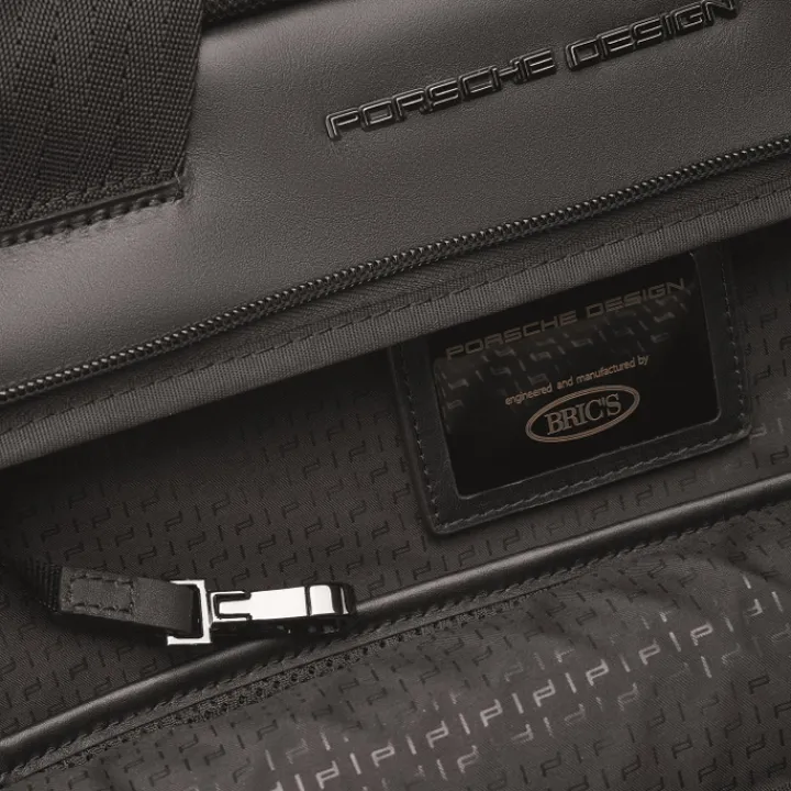 Herentassen|17 Inch Laptoptassen>Porsche Design Roadster Nylon Briefcase M black