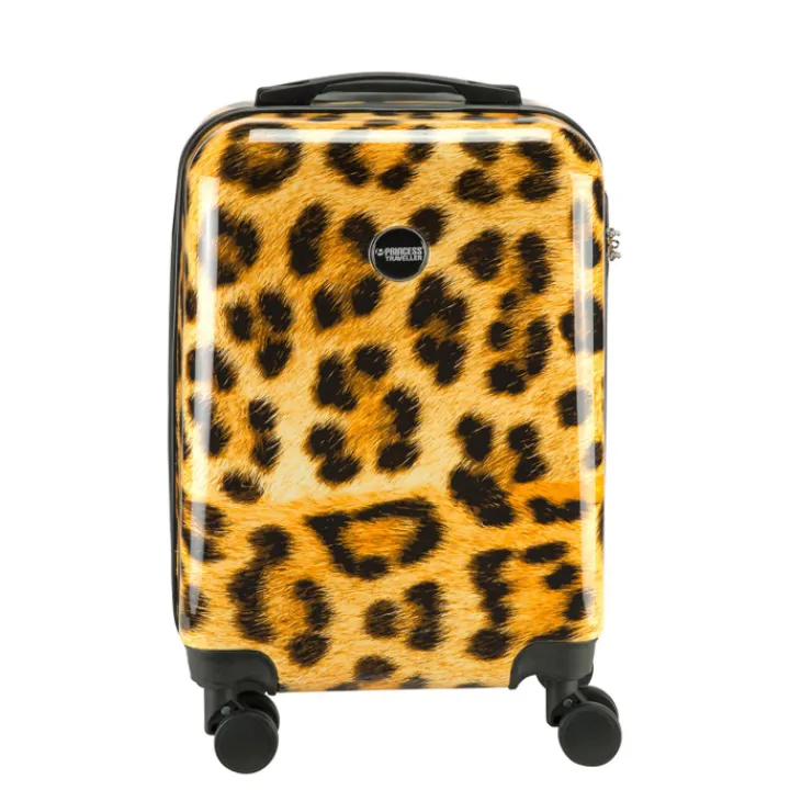 Transavia Trolleys|Klm Trolleys>Princess Traveller Animal Print Cabin Trolley leopard II