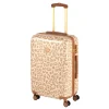 Harde Koffers|Reiskoffers>Princess Traveller Animal Print Medium Trolley leopard