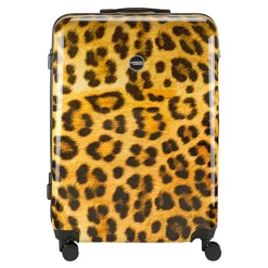 Harde Koffers|Reiskoffers>Princess Traveller Animal Print Large Trolley leopard II