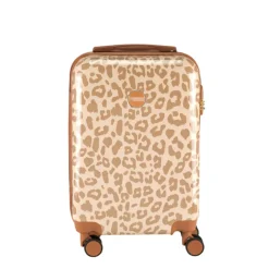 Transavia Trolleys|Klm Trolleys>Princess Traveller Animal Print Cabin Trolley leopard