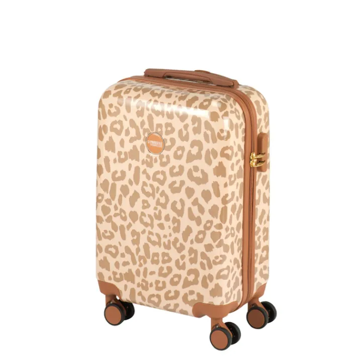Transavia Trolleys|Klm Trolleys>Princess Traveller Animal Print Cabin Trolley leopard