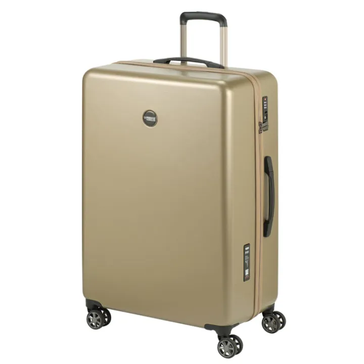 Lichtgewicht Koffers|Harde Koffers>Princess Traveller PT-01 Deluxe Large Trolley pristine bronze