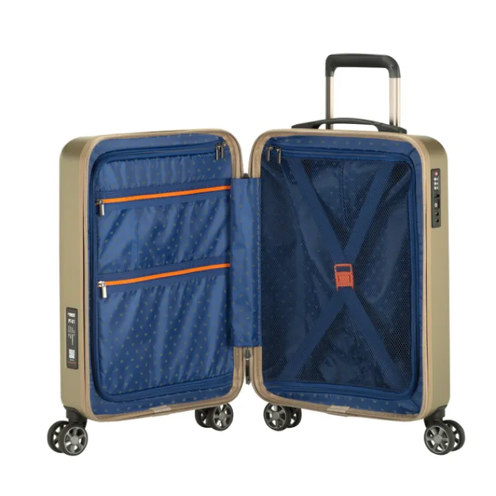 Transavia Trolleys|Klm Trolleys>Princess Traveller PT-01 Deluxe Cabin Trolley pristine bronze