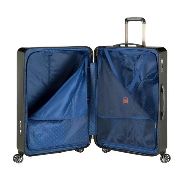 Reistrolleys|Reiskoffers>Princess Traveller PT-01 Deluxe Large Trolley pitch black