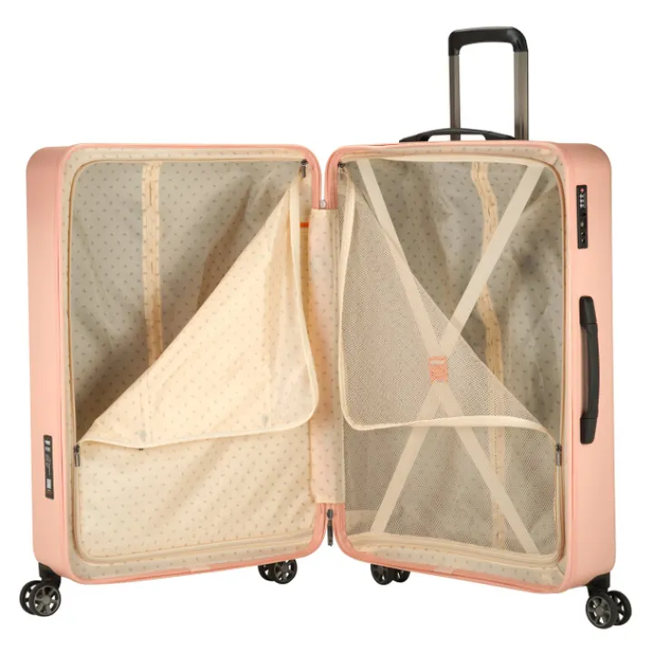Reistrolleys|Reiskoffers>Princess Traveller PT-01 Deluxe Large Trolley peony pink