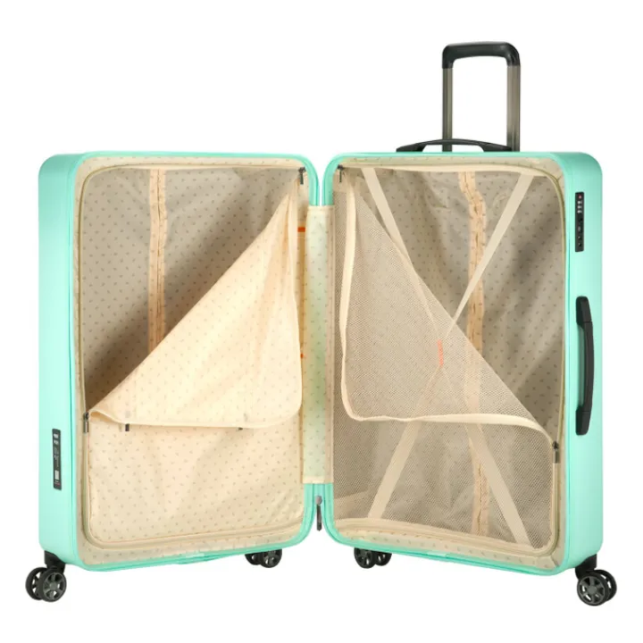 Lichtgewicht Koffers|Harde Koffers>Princess Traveller PT-01 Deluxe Large Trolley pacific mint